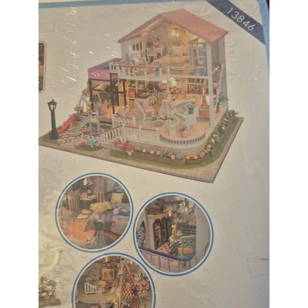 Hongda 13846 Sweet Dollhouse Diy Miniature House